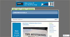 Desktop Screenshot of lambomsvuvuzela.com