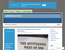Tablet Screenshot of lambomsvuvuzela.com